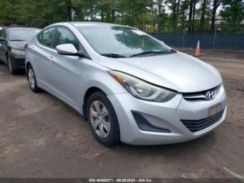  Salvage Hyundai ELANTRA