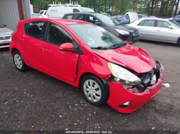  Salvage Toyota Prius c