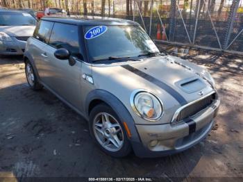  Salvage MINI Cooper S