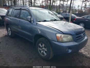  Salvage Toyota Highlander