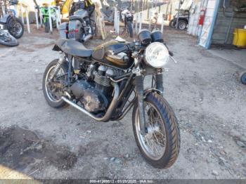  Salvage Triumph Motorcycle Thruxton