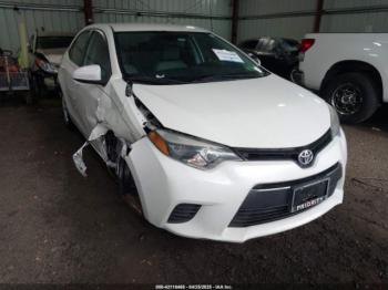  Salvage Toyota Corolla