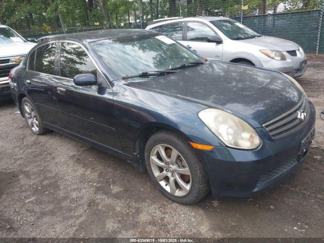  Salvage INFINITI G35x