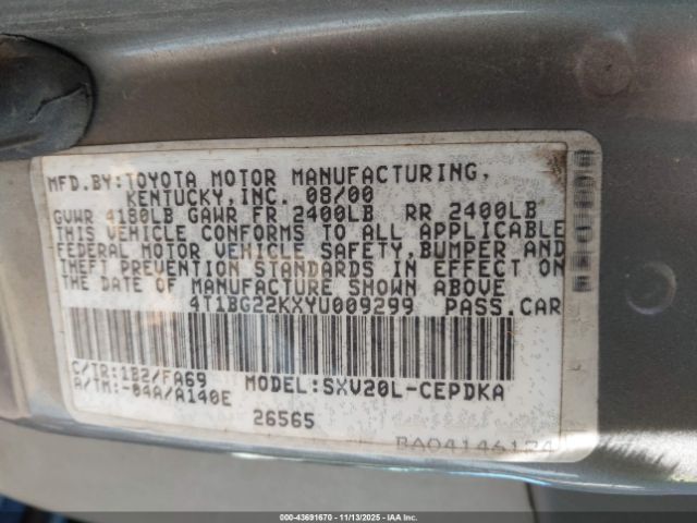 Toyota Camry Ce Image 3