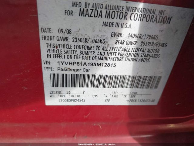 Mazda Mazda6 I Sport Image 2