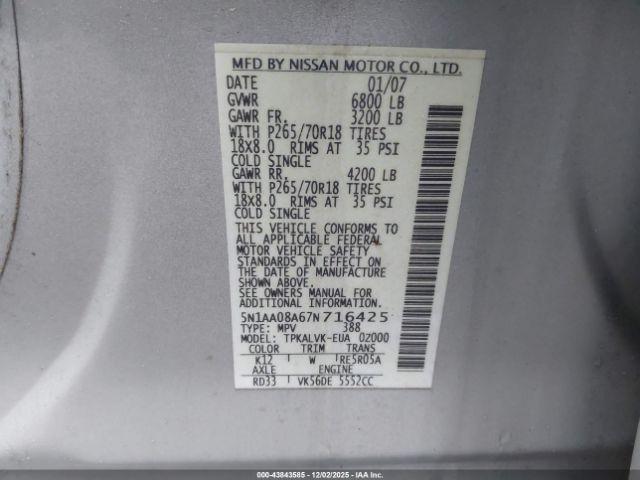 Nissan Armada Le Image 2