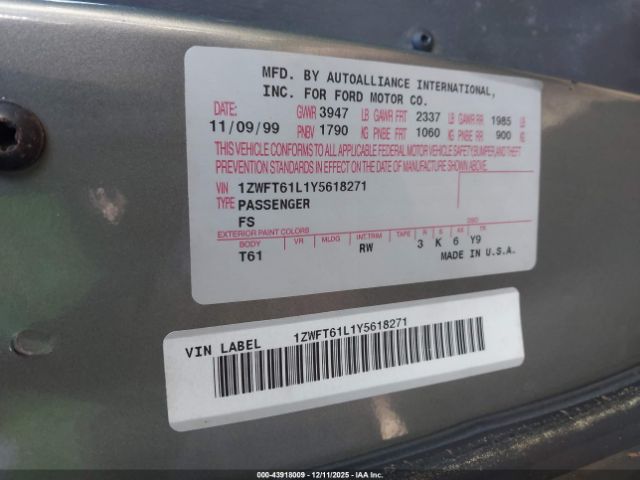 Mercury Cougar V6 Image 3