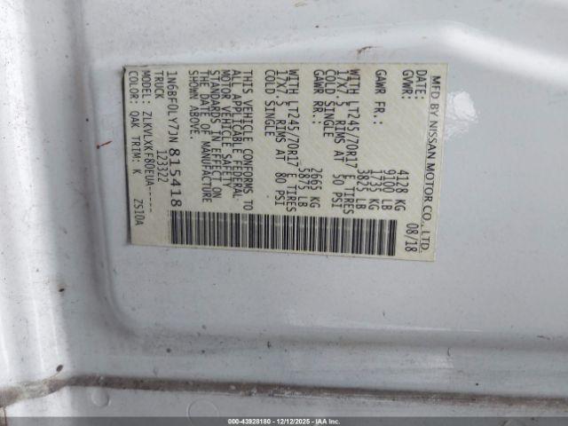 Nissan Nv Sv V6 Image 11