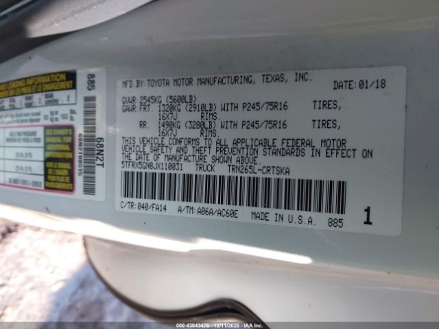 Toyota Tacoma Sr Image 2