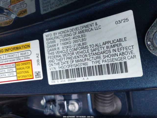 Honda Accord Hybrid Touring Image 7