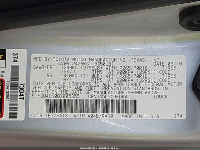 Toyota Tacoma Base V6 Image 15