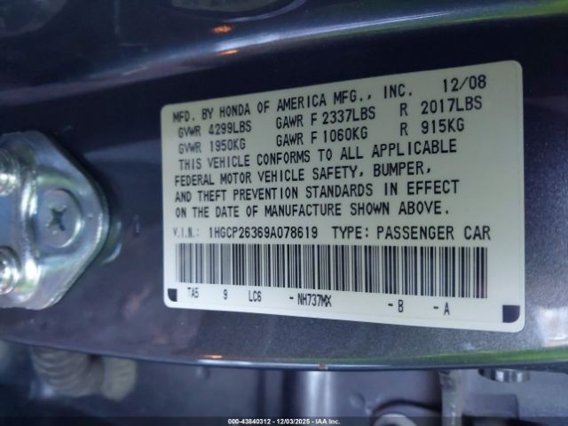 Honda Accord 2.4 Lx Image 8