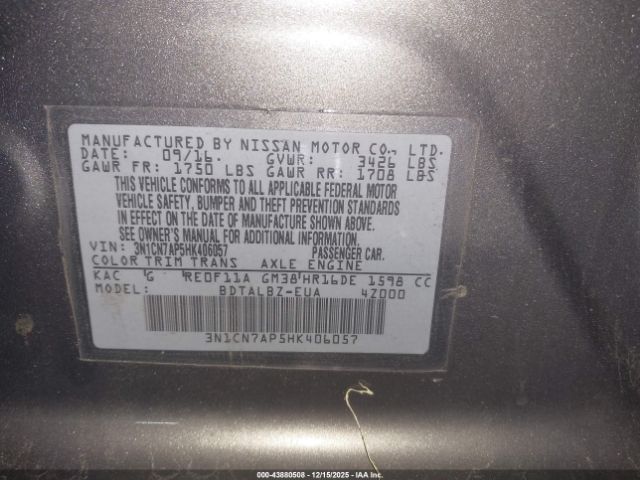 Nissan Versa Image 5