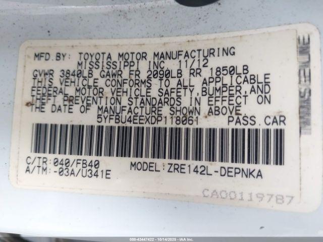 Toyota Corolla Le Image 2