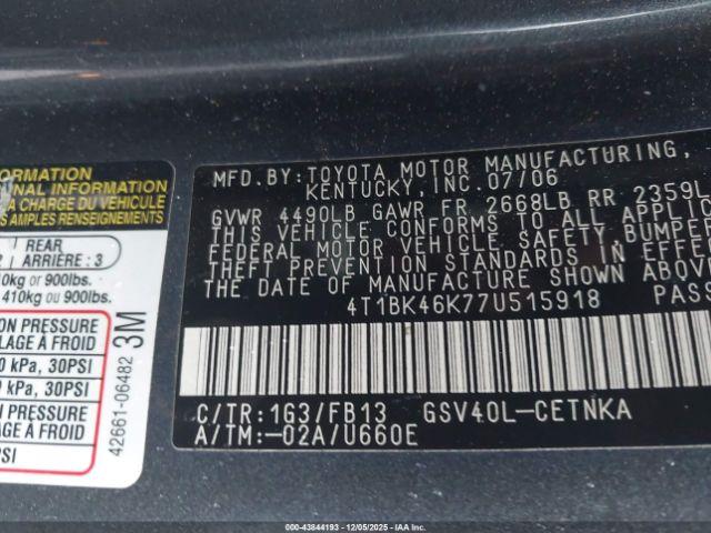 Toyota Camry Le V6 Image 11