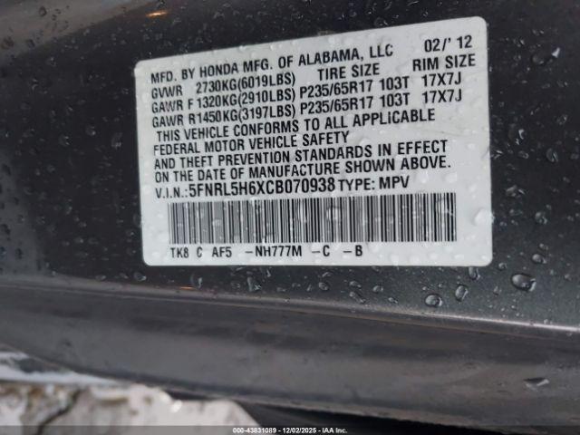 Honda Odyssey Ex-l Image 6