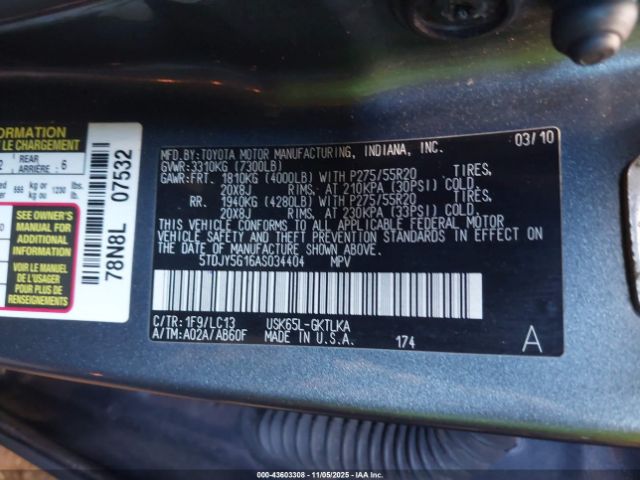 Toyota Sequoia Limited 5.7l V8 Image 8