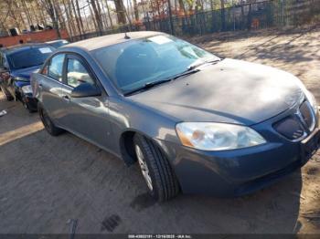  Salvage Pontiac G6