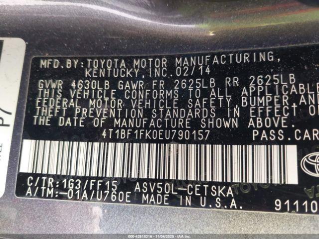 Toyota Camry Se Image 7