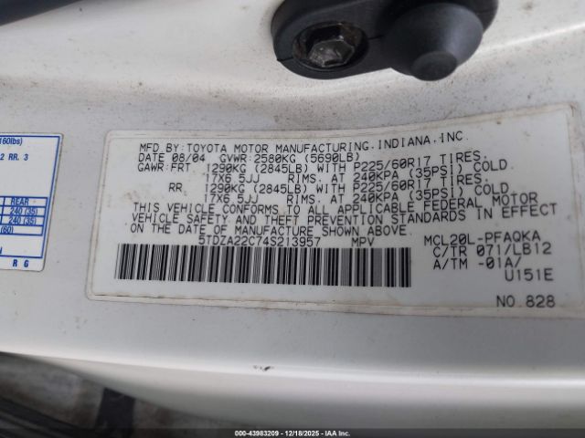 Toyota Sienna Xle Limited Image 10