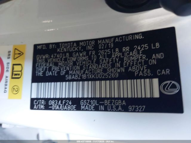 Lexus Es F Sport Image 3