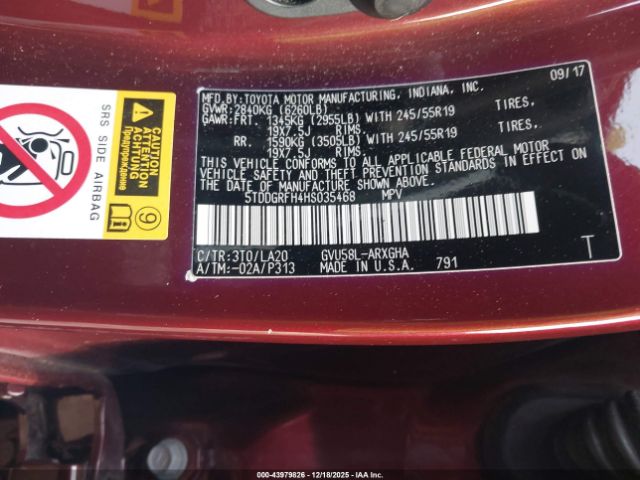 Toyota Highlander Limited Platinum Image 7