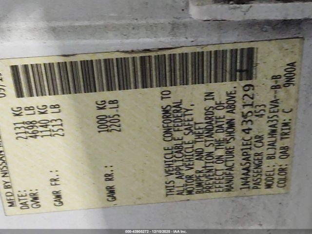 Nissan Maxima 3.5 Sv Image 7