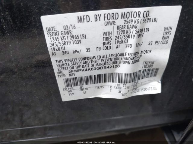 Ford Edge Titanium Image 3