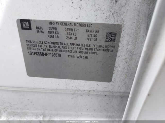 Chevrolet Cruze 1lt Auto Image 11