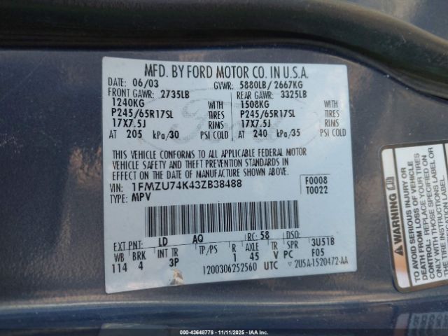 Ford Explorer Eddie Bauer Image 2