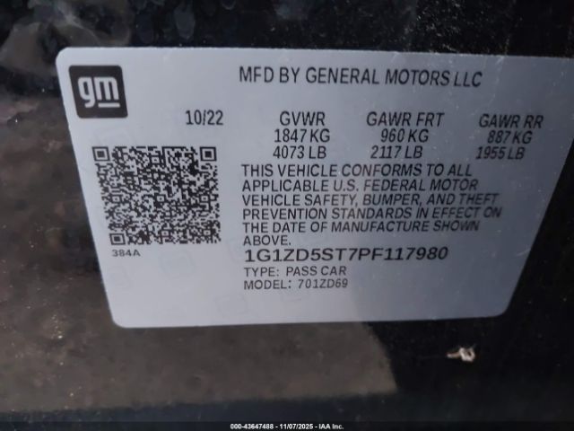 Chevrolet Malibu Fwd 1lt Image 13